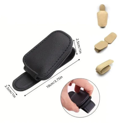Magnetic Car Visor Sunglasses Holder — No-Tool Clip Mount