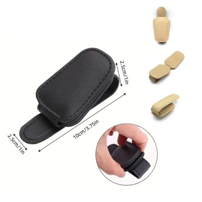 Magnetic Car Visor Sunglasses Holder — No-Tool Clip Mount