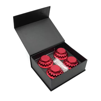 Wheel Center Caps for Toyota Camry, Corolla, Avalon, Sienna and More, 62mm Aluminum, Set of 4, 5 Colors