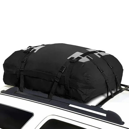 Waterproof Rooftop Cargo Bag, 15 cu ft 600D Oxford Roof Carrier for SUVs, Cars and RVs, Bag Only, Grip Mat or Bag and Mat Set