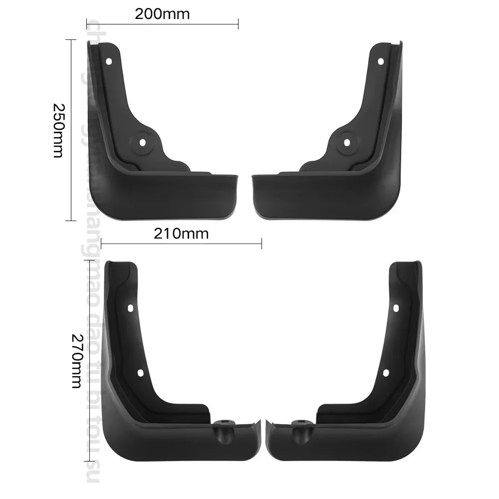 Mud Flaps for Hyundai Tucson N Line 2024-2026 (NX4), Set of 4 ABS Front and Rear Splash Guards, No Drilling