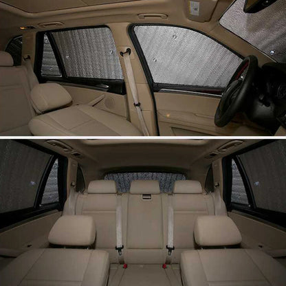 Window Sunshades for Hyundai Tucson 2022-2023 (NX4), Silver Aluminum Foil, Windshield, Front or Rear Sets, or All Windows