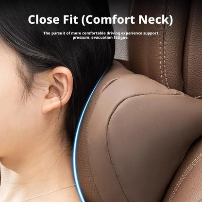 3D Car Headrest Neck Pillow with Memory Foam, Universal Neck Rest with Adjustable Elastic Straps for Car Seats, 6 Styles