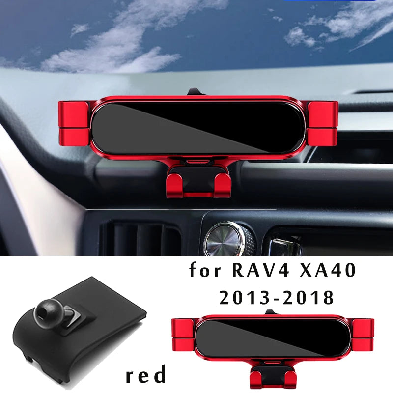 Air Vent Phone Mount for Toyota RAV4 2019-2022 (XA50), Aluminum Alloy Gravity Phone Holder with Base, for 4 to 7 Inch Phones