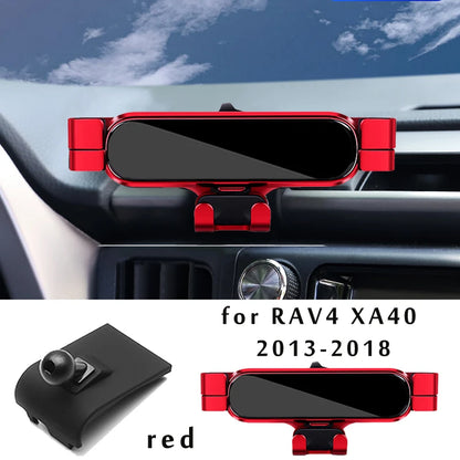Air Vent Phone Mount for Toyota RAV4 2019-2022 (XA50), Aluminum Alloy Gravity Phone Holder with Base, for 4 to 7 Inch Phones