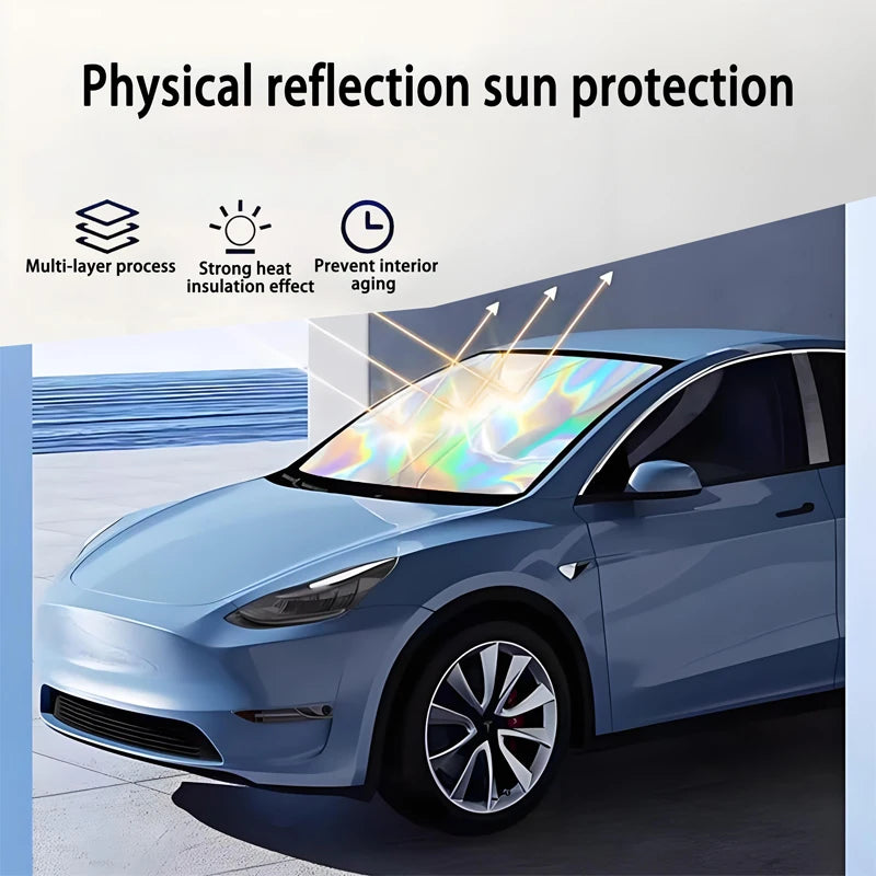 Windshield Sun Shade for Hyundai Tucson 2022-2025 (NX4), Anti-UV Front Window Cover for Heat Insulation