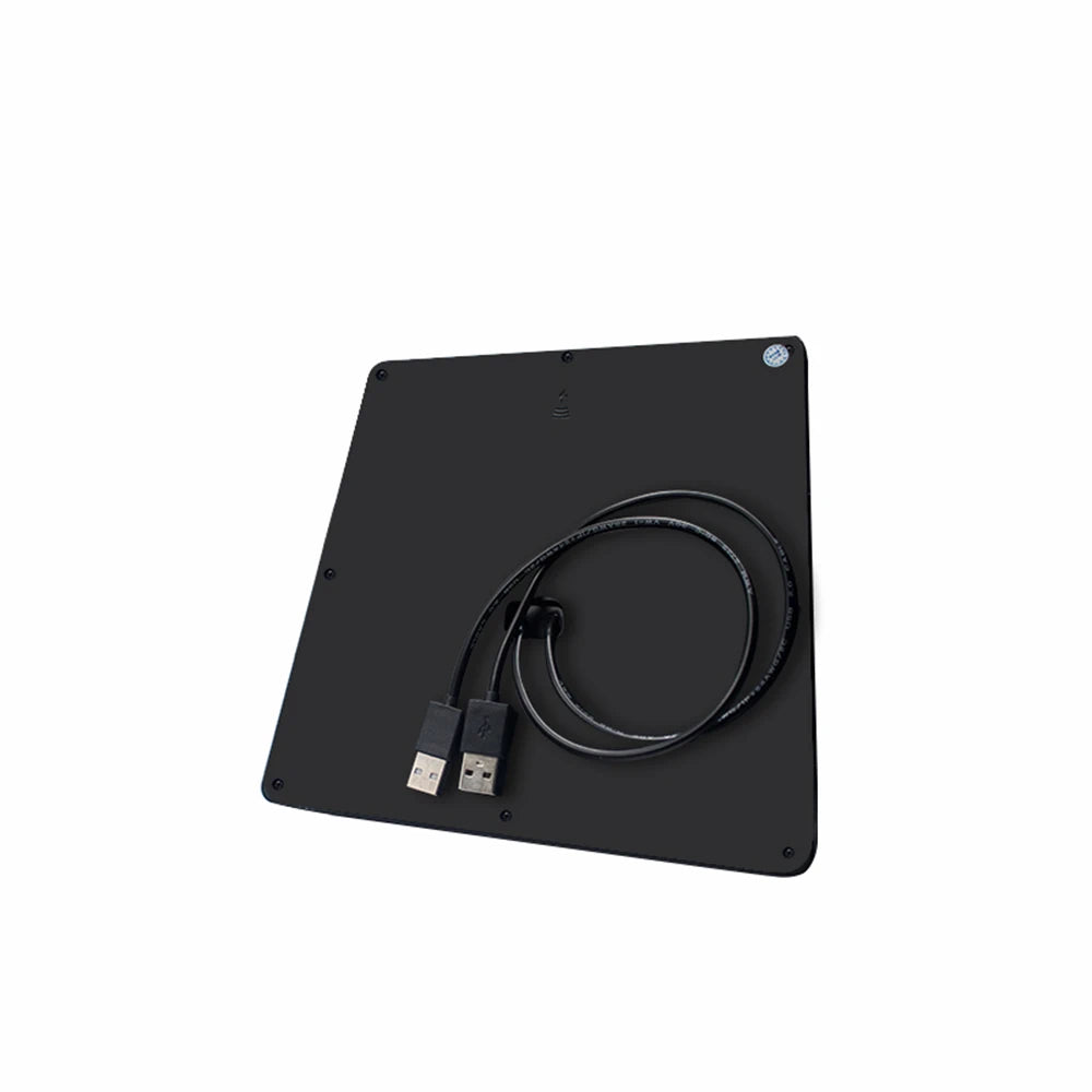 Dual Wireless Charging Pad for Tesla Model 3, Charges Two Phones at Once, 10W Qi Charger with USB Ports and Ambient Light