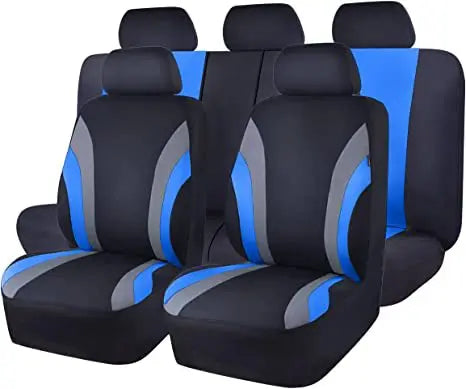 Flocking Cloth Car Seat Covers for Toyota RAV4 2020-2025, 9-Piece Set, Soft Velvet-Feel Fabric in 7 Colors