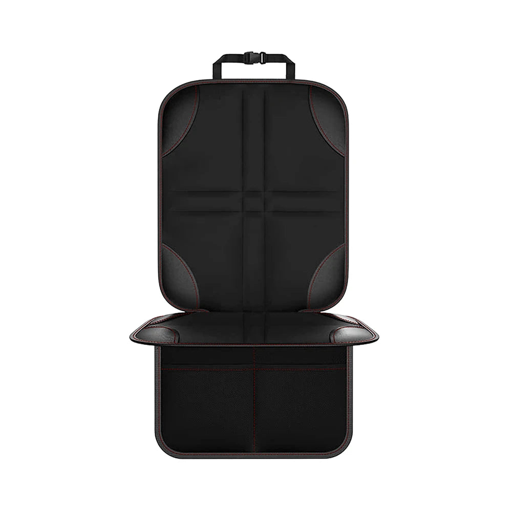 Car Seat Protector for Child Car Seats and Pets, Non-Slip 600D Oxford Back Seat Cover with Storage Pockets, 1 or 2 Pack