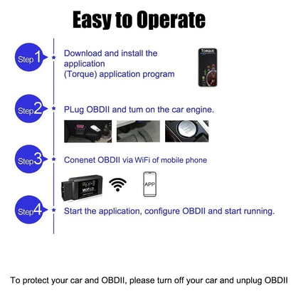 Easy to operate: download the app, plug in, connect to Wi-Fi and start