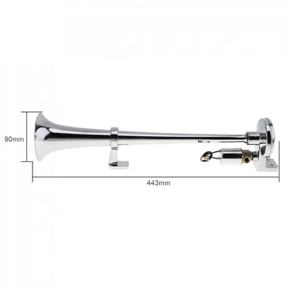 Air horn length: 443 mm (17.4 in)