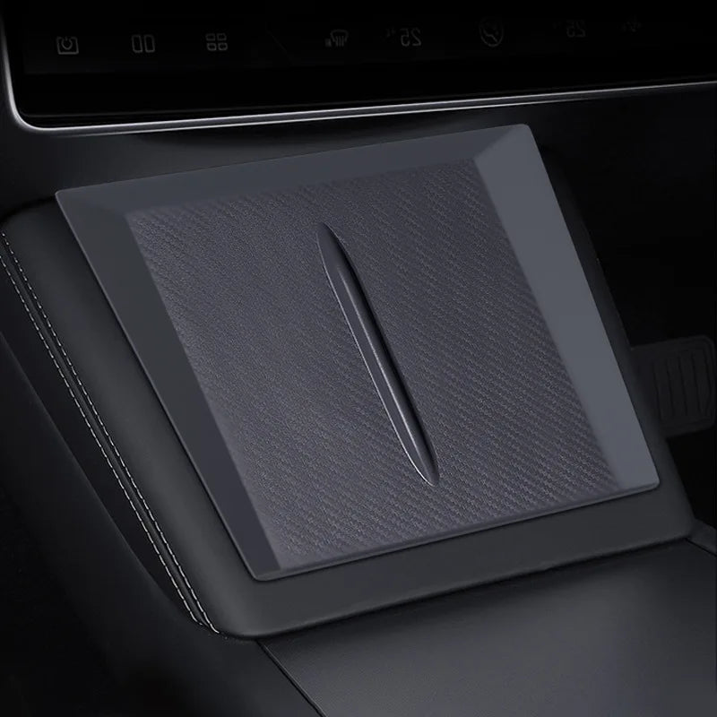 Thick Silicone Charging Pad Mat for Tesla Model 3 Highland 2024-2026 and Model Y Juniper 2025-2026, Anti-Slip Strips, 4 Colors Including Pink