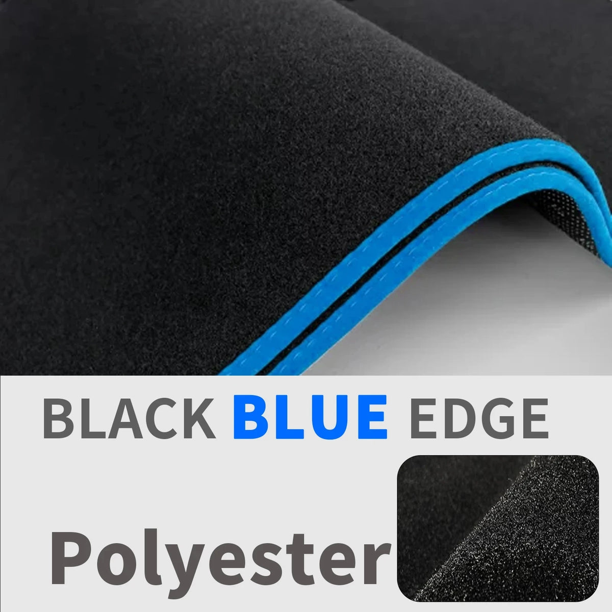 Dash Mat for Toyota Camry 2025-2027 (XV80), 9 Styles Including Red or Blue Edge Trim, Flannel, Polyester or Leather