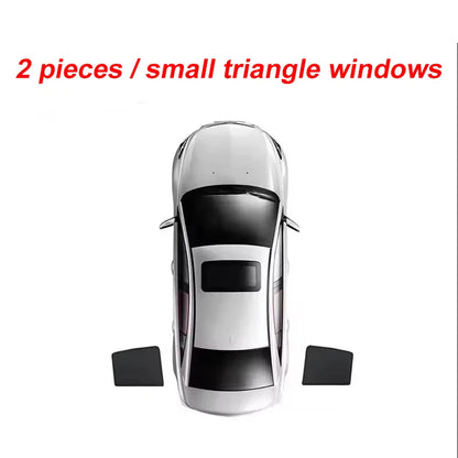Magnetic Mesh Sun Shades for Honda CR-V 2023-2025 (6th Gen), Black Side and Rear Window Shades, Single Pieces to 7-Piece Set