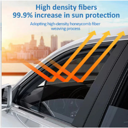 Magnetic Mesh Sun Shades for Toyota Camry 2025-2026 (XV80), Black Side and Rear Window Set, Foil Windshield Shade as a Separate Option