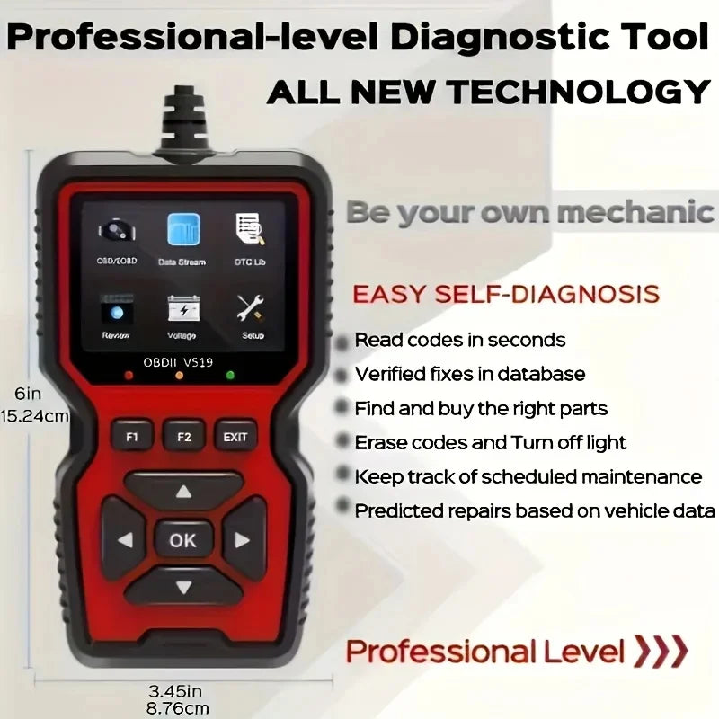 Professional-level diagnostic tool for DIY car owners