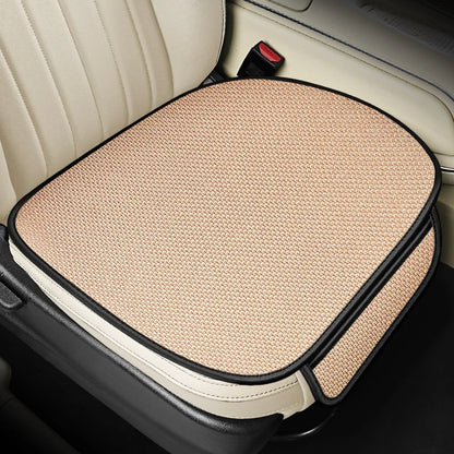 Beige front seat cushion