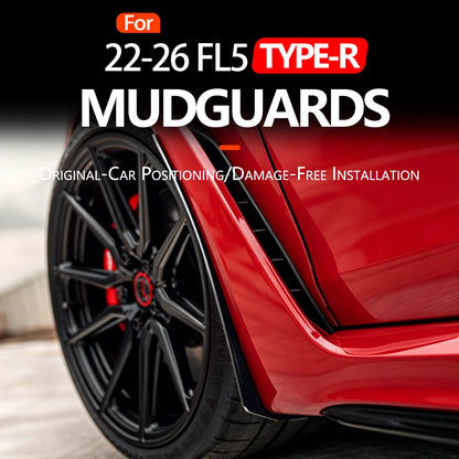 Mud Flaps for Honda Civic Type R 2022-2026 (FL5), TPE Rock and Sand Splash Guards