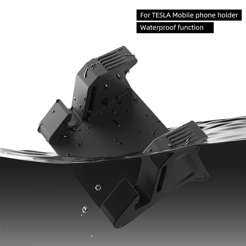 Silicone Phone Mount for Tesla Model Y Juniper 2025 and Model 3 Highland, Vent Hook and Sunglass Holder, Version for Earlier Model 3 and Y