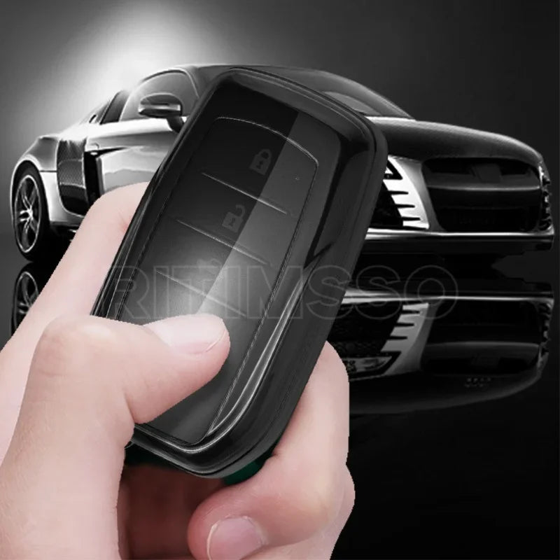 Clear TPU key fob cover for Toyota — photo 4