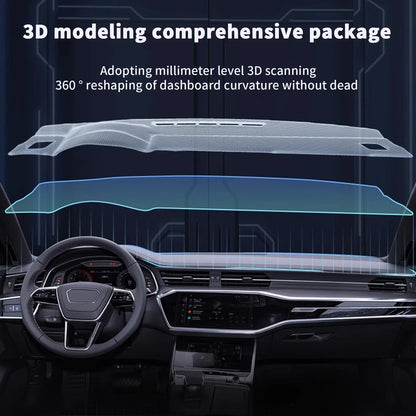 Dashboard Cover for Toyota Camry 2025-2027 (XV80), Flannel, Leather or Polyester Dash Mat, With or Without HUD