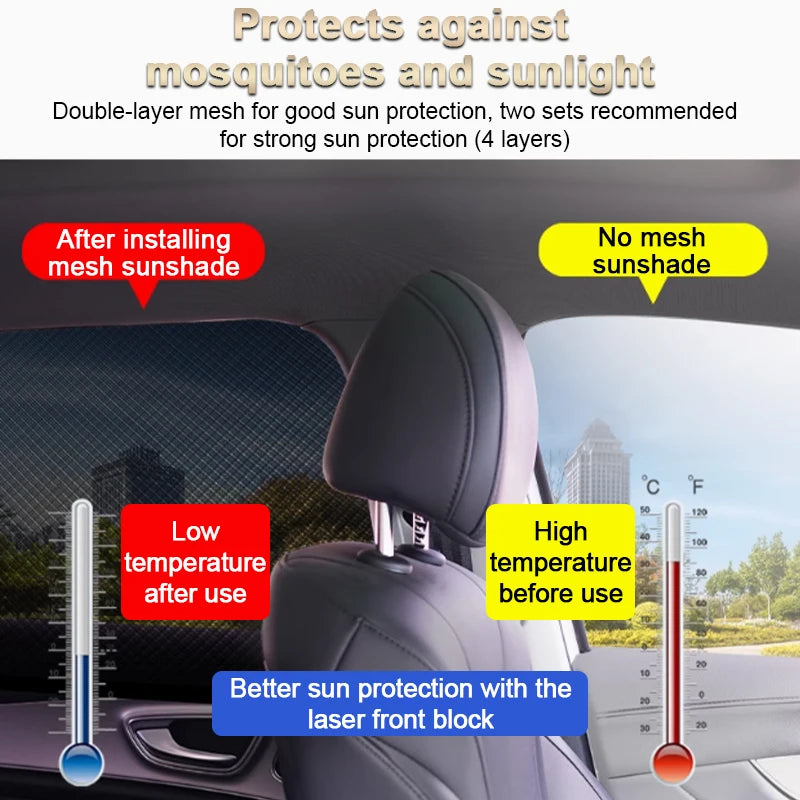 Magnetic Sun Shades for Toyota Camry 2025-2026 (XV80), Mesh Side Window Shades and Foil Windshield Shade, Full Set or Single Windows