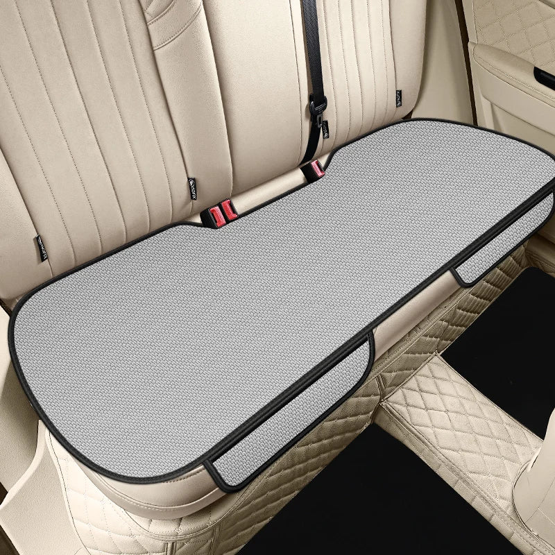 Gray rear seat cushion