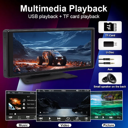 Media playback from a USB drive and microSD card