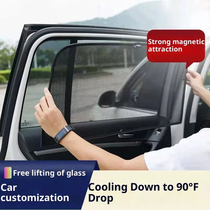 Magnetic Sun Shades for Honda CR-V 2023-2024 (6th Gen), PVC Shades for Windshield, Side, Triangle and Back Windows