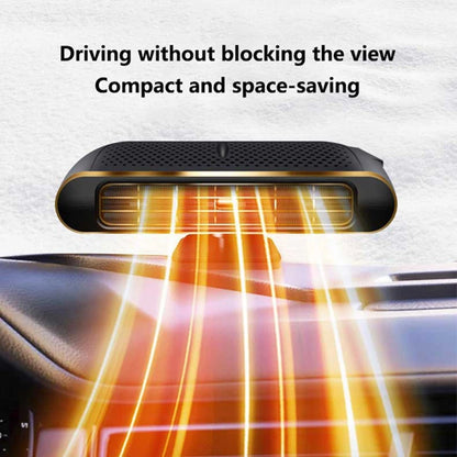 12V Portable Car Heater and Fan, 200W Windshield Defroster and Defogger, Plugs into Cigarette Lighter, 2 Styles