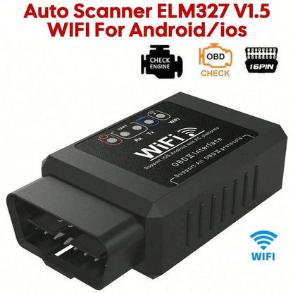 ELM327 V1.5 wireless OBD2 adapter for Android and iOS