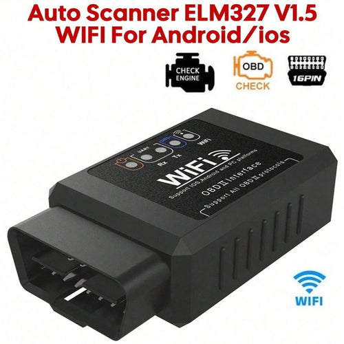 ELM327 V1.5 wireless OBD2 adapter for Android and iOS
