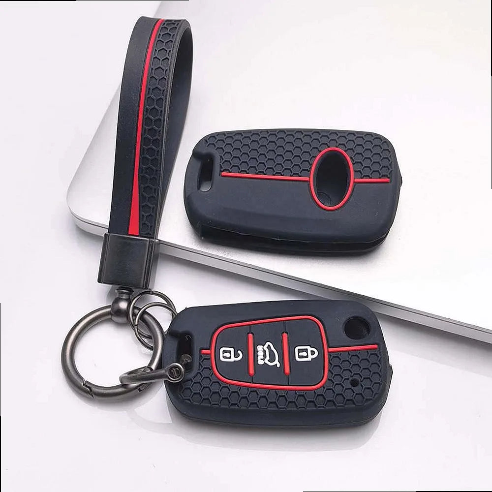 Hyundai 3-button flip key cover — photo 1
