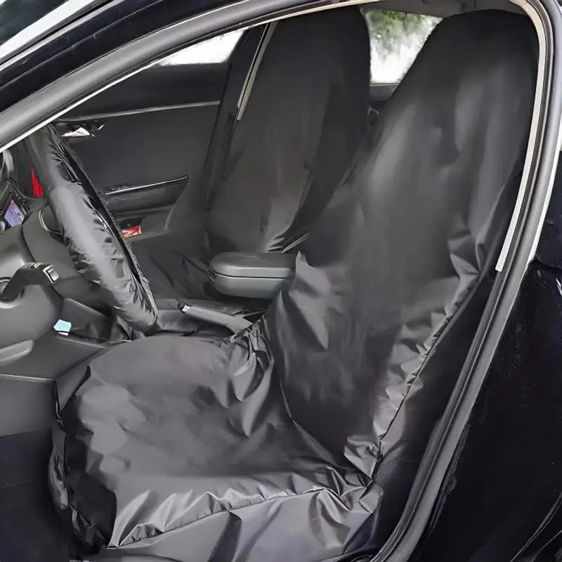 Waterproof seat covers on both front seats