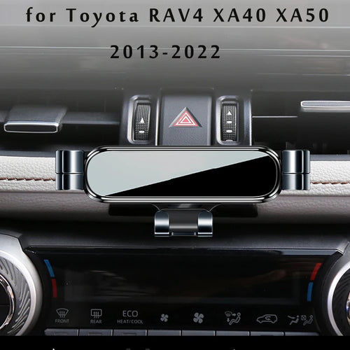 Air Vent Phone Mount for Toyota RAV4 2019-2022 (XA50), Aluminum Alloy Gravity Phone Holder with Base, for 4 to 7 Inch Phones