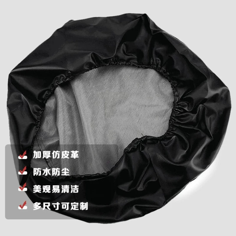 Spare Tire Cover for Jeep Wrangler, Sized for 245/75R17, 255/75R17, 265/70R17, 285/70R17, 315/70R17 or 255/70R18 Tires