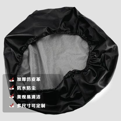 Spare Tire Cover for Jeep Wrangler, Sized for 245/75R17, 255/75R17, 265/70R17, 285/70R17, 315/70R17 or 255/70R18 Tires