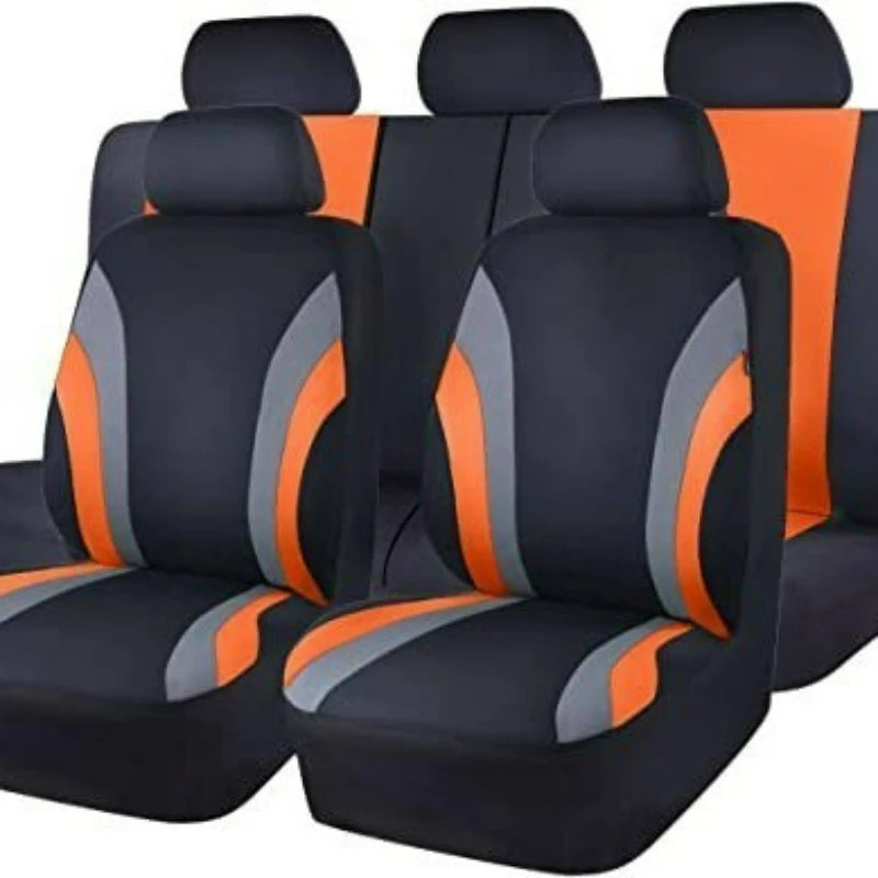 Flocking Cloth Car Seat Covers for Toyota RAV4 2020-2025, 9-Piece Set, Soft Velvet-Feel Fabric in 7 Colors
