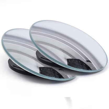 Adjustable Round Blind Spot Mirrors, Pair, Wide Angle Convex Mirrors with 360 Degree Rotation for Reversing and Lane Changes, 3 Styles