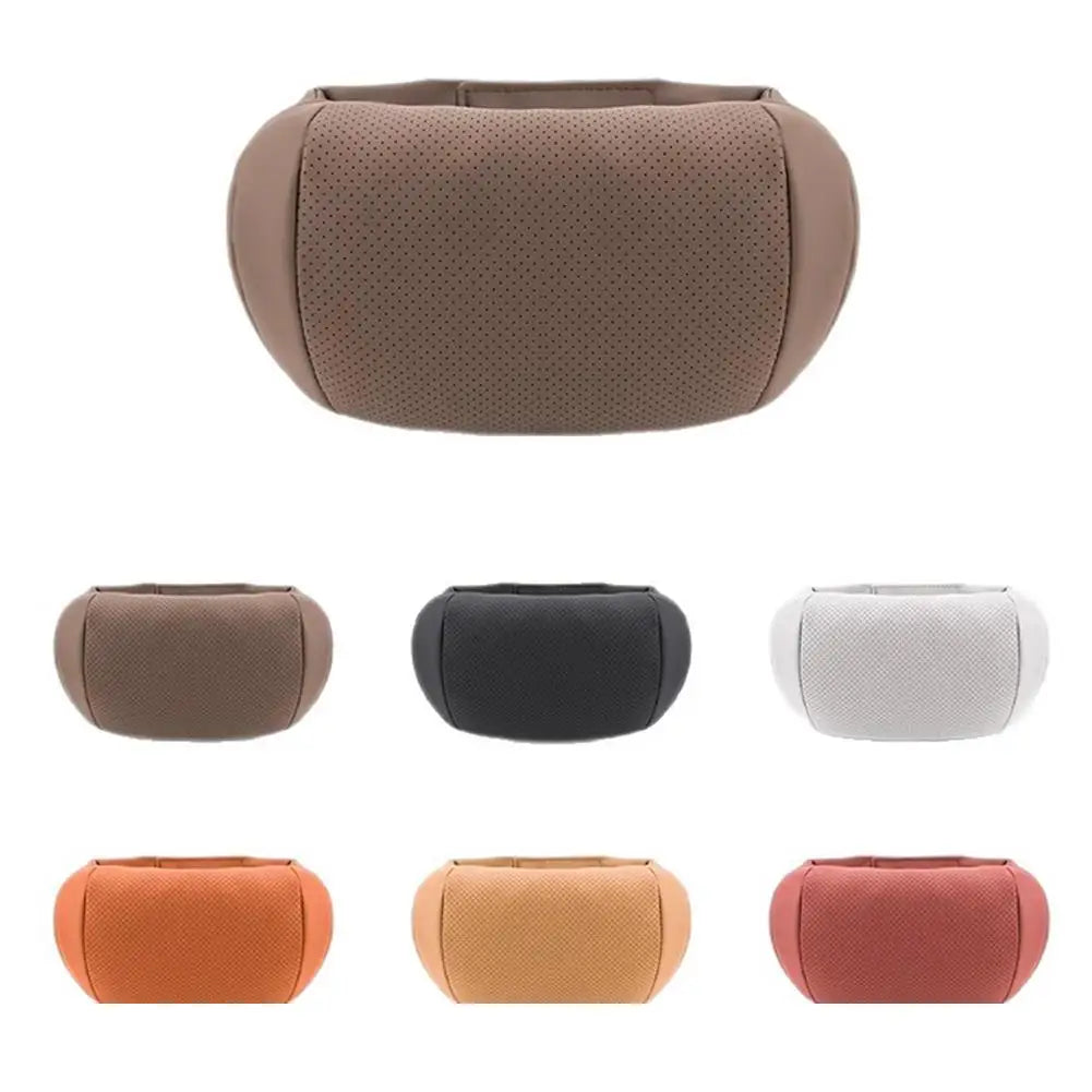 3D Car Headrest Neck Pillow with Memory Foam, Universal Neck Rest with Adjustable Elastic Straps for Car Seats, 6 Styles