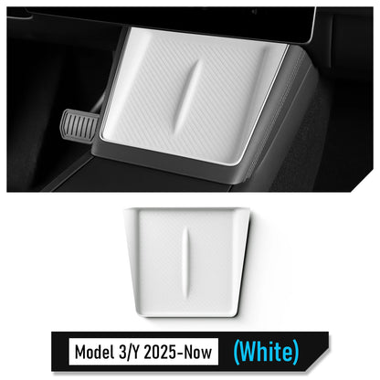 Wireless Charging Pad Mat for Tesla Model 3 and Model Y Juniper 2025-2026, Non-Slip Center Console Phone Mat, White or Black