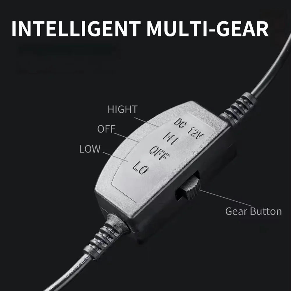 12V Heated Car Seat Cover with 50-Minute Auto-Off Timer, Universal Seat Warmer Cushion with Fast Warm-Up, 1 or 2 Pack