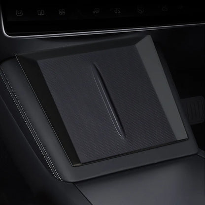 Thick Silicone Charging Pad Mat for Tesla Model 3 Highland 2024-2026 and Model Y Juniper 2025-2026, Anti-Slip Strips, 4 Colors Including Pink