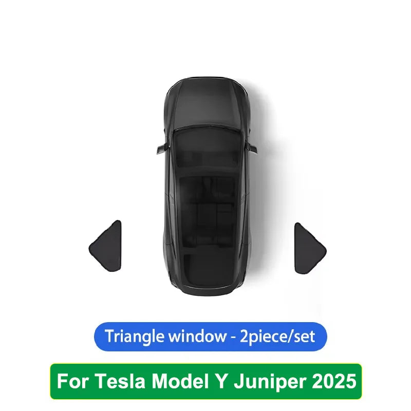 Sun Shades for Tesla Model Y Juniper 2025-2026, Windshield, Side Window and Sunroof Shades or 6, 7 and 8-Piece Privacy Sets