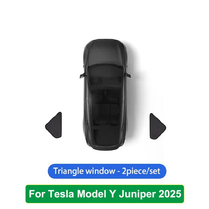 Sun Shades for Tesla Model Y Juniper 2025-2026, Windshield, Side Window and Sunroof Shades or 6, 7 and 8-Piece Privacy Sets