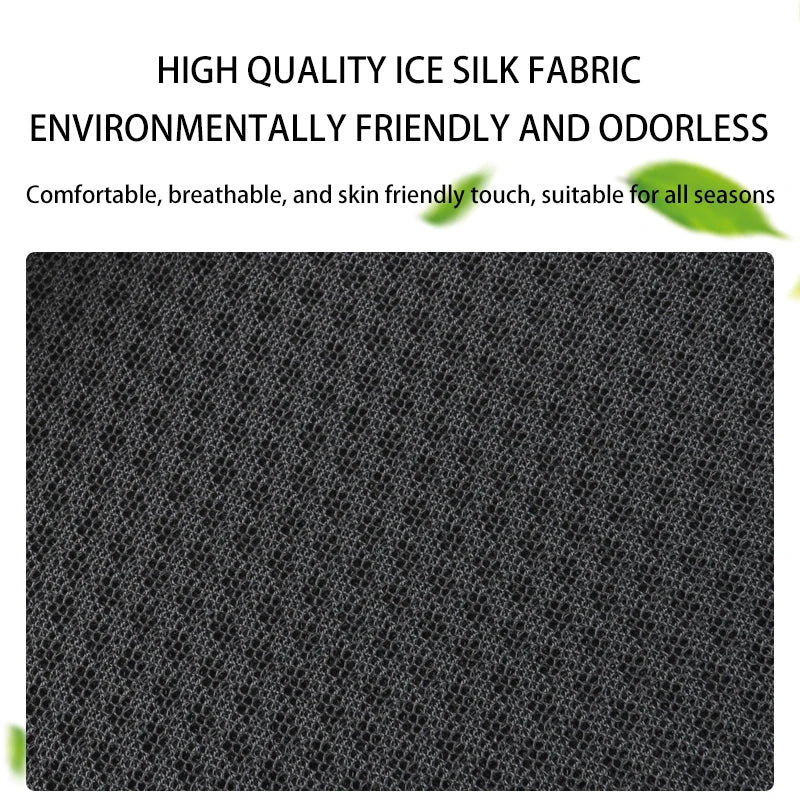 Ice Silk Seat Cushions for Tesla Model 3 and Model Y, Breathable Knit Front or Rear Seat Pads, Black or White