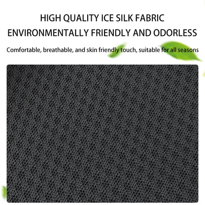 Ice Silk Seat Cushions for Tesla Model 3 and Model Y, Breathable Knit Front or Rear Seat Pads, Black or White