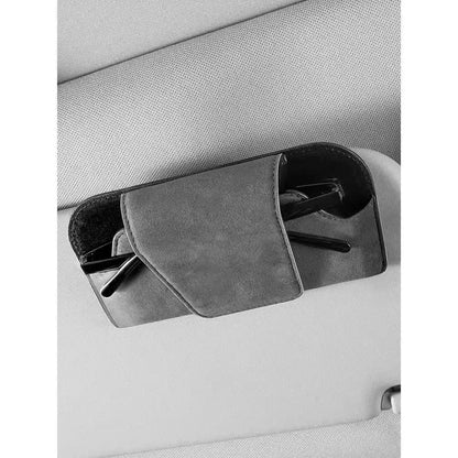 Car Sunglasses Case — Premium Leatherette Protective Holder