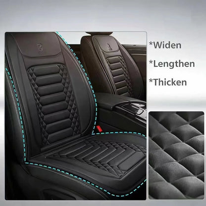 12V Heated Car Seat Cover with 50-Minute Auto-Off Timer, Universal Seat Warmer Cushion with Fast Warm-Up, 1 or 2 Pack