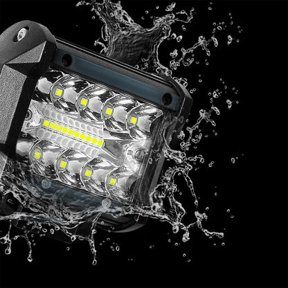 12V 60W LED Work Light, Spot and Flood Combo Beam, Die-Cast Housing with Adjustable Bracket, for Trucks, SUVs, ATVs and UTVs